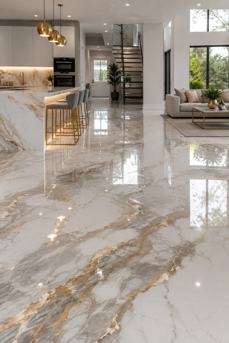 Marble surfaces